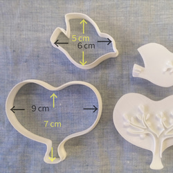 オリーブTree&Bird　クッキーカッター/クッキー型 7枚目の画像