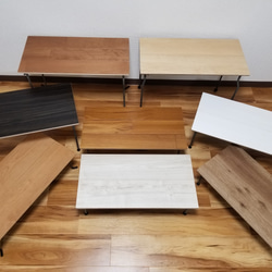 デタッチャブルテーブル、天然メープル天板&400mm鉄脚セット。ローテーブル、テントテーブル、組み立て式 8枚目の画像