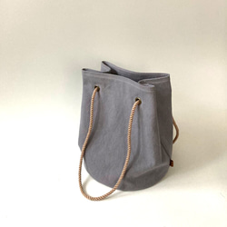 bucket bag gray 1枚目の画像