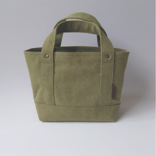S)富士金梅ヴィンテージ帆布トートmossgreen トートバッグ