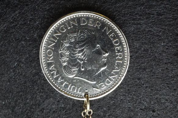 1ギルダー ニッケル貨(1967年発行) < オランダ < 海外通貨 < 文鉄
