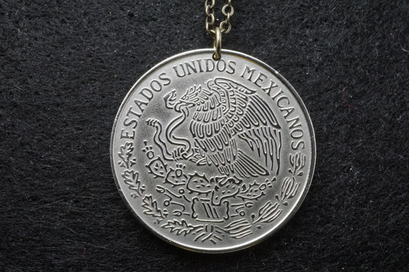 メキシコ/1ペソコインペンダント ネックレス・ペンダント 古銭屋