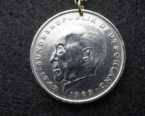 ナチスドイツ2マルク銀貨 ハーケンクロイツ 1938年G 極美品