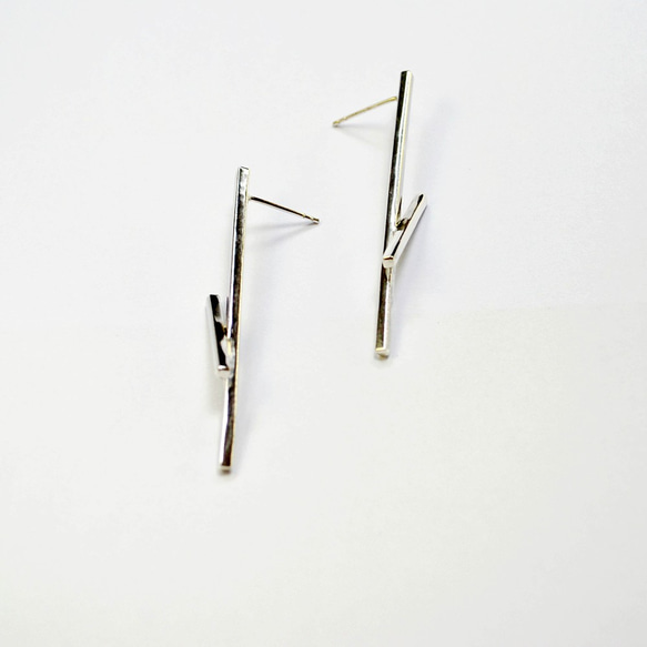 zo.craftㄨImpression Series_Earrings_925スターリングシルバー 2枚目の画像