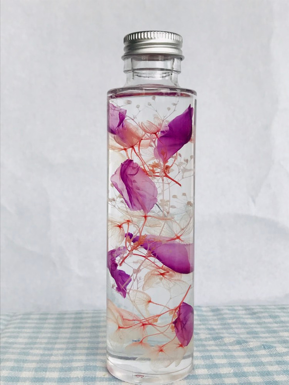 ピンクパープルハーバリウム ハーバリウム・植物標本 Butterfly Kiss  