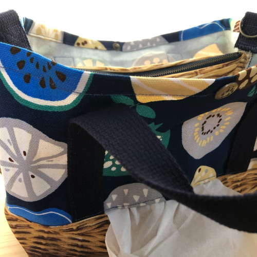 tsu.様専用 くまさん抱っこわんこ トートバッグ 小物入れ くまさんお