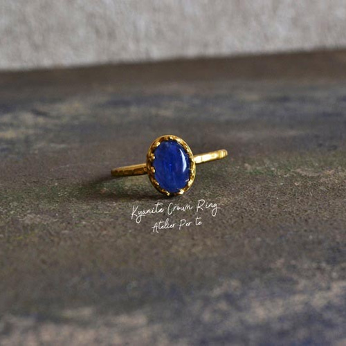 Crown Ring ＊ガーネット/カイヤナイト/アメジスト/ムーンストーン