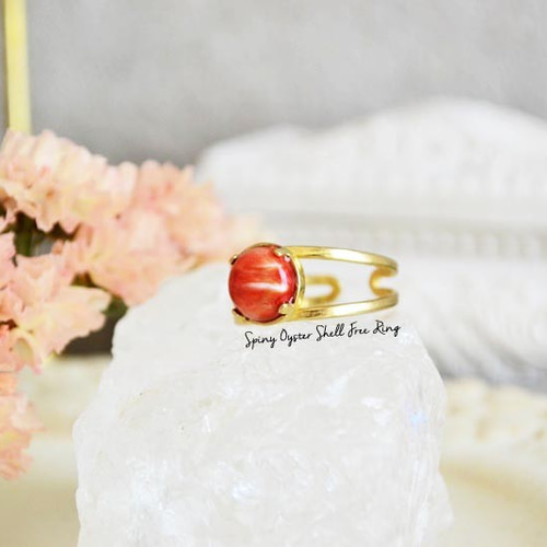 スパイニーオイスターシェル✧フリーリング 指輪・リング Atelier Per