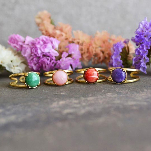 スパイニーオイスターシェル✧フリーリング 指輪・リング Atelier Per