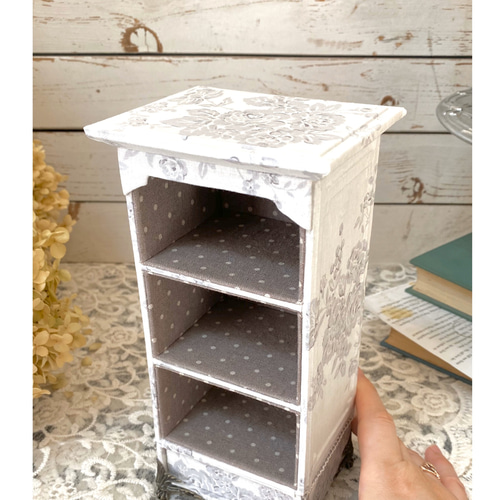 カルトナージュ シックなミニシェルフ その他雑貨 Atelier PomPom 通販