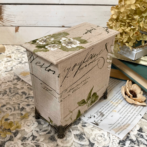 カルトナージュ アンティークミニチェスト その他雑貨 Atelier PomPom