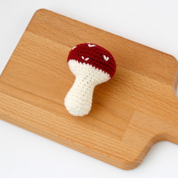 蘑菇 手工貓草包 貓玩具 貓薄荷 編織 第2張的照片