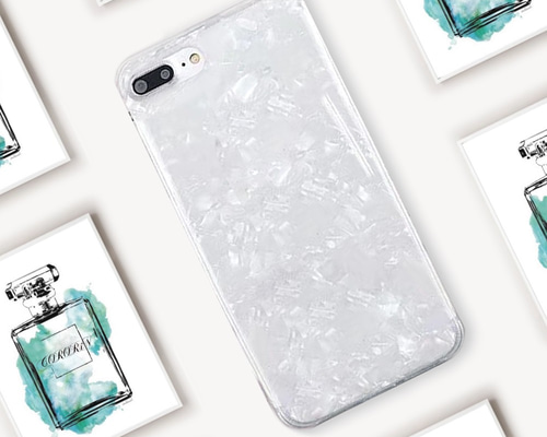 ホワイト iPhoneケース スリムデザイン 0_e15d510bcf483bd0f2f3c0e5e068