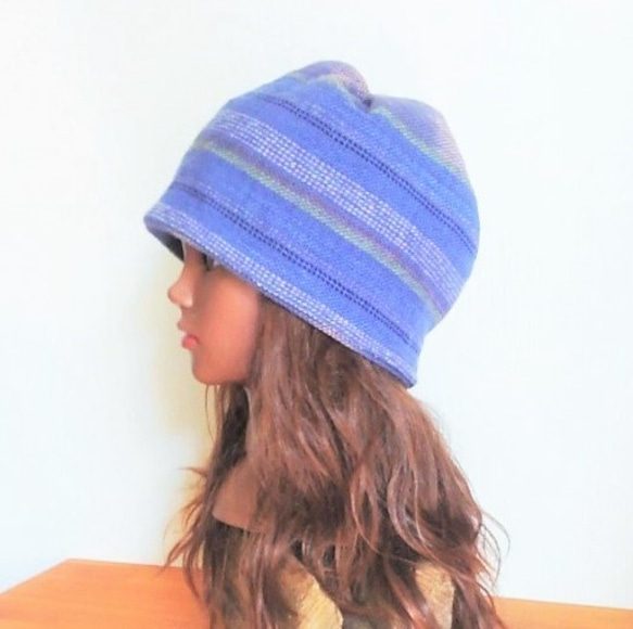 CAP：Thai cotton - ethnic blue 1枚目の画像