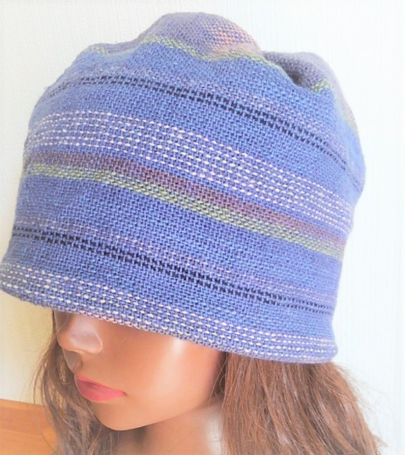 CAP：Thai cotton - ethnic blue 4枚目の画像