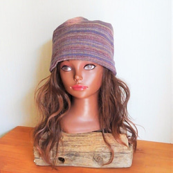 【SALE】CAP：Thai cotton - ethnic brown 1枚目の画像