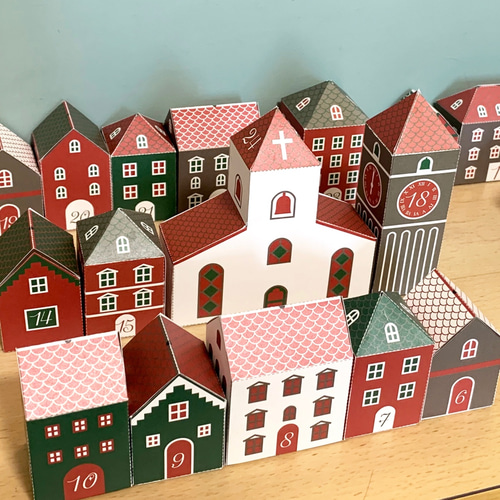 ペーパークラフト カレンダー　アドベントカレンダー　超貴重　オリジナル　未販売 SG-241 クラフトペーパーアニマル2026年版の名入れカレンダーを