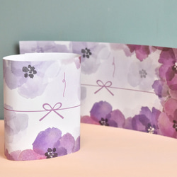 淡い花の熨斗紙　水彩のお花 ラッピング・ギフト プレゼント 4枚目の画像