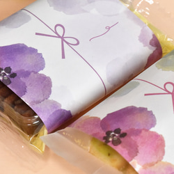 淡い花の熨斗紙　水彩のお花 ラッピング・ギフト プレゼント 9枚目の画像