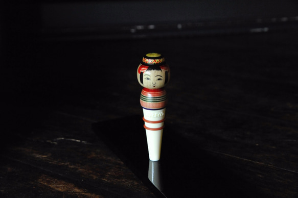 [立式瓶塞]“土姬姬” /瓶塞/黏土浴式kokeshi 第1張的照片