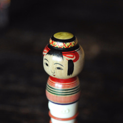 [立式瓶塞]“土姬姬” /瓶塞/黏土浴式kokeshi 第2張的照片
