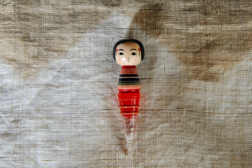 【ワインボトル栓】土湯系こけし/「キキ」・栓あか