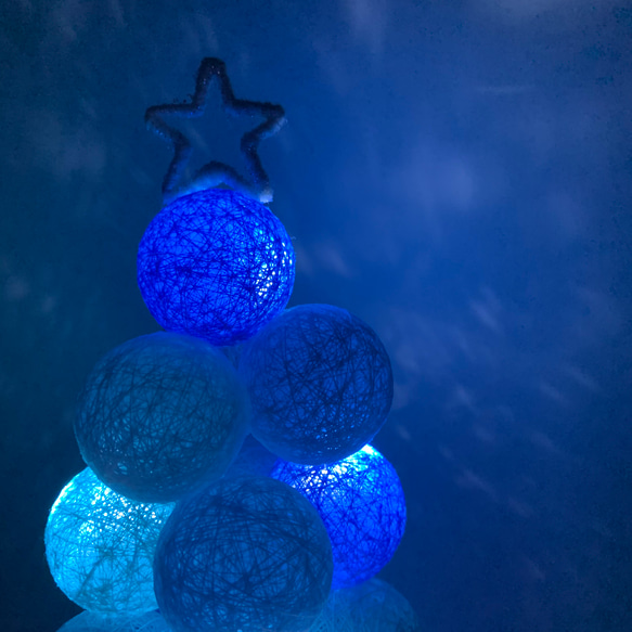 クリスマスツリーライト☆ブルー 4枚目の画像