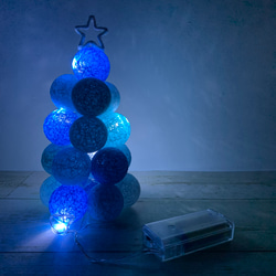 クリスマスツリーライト☆ブルー 5枚目の画像