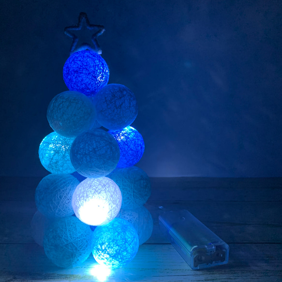 クリスマスツリーライト☆ブルー 6枚目の画像