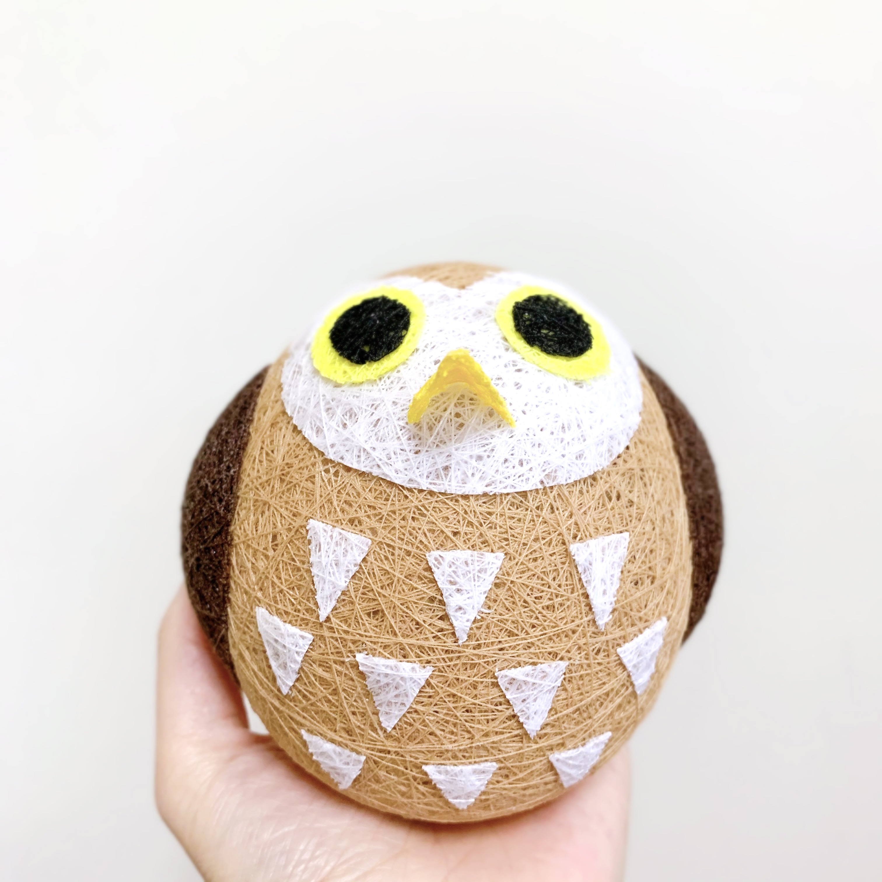 糸玉　まんまる福ろうランプ