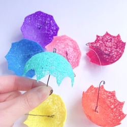 小さな虹色の傘 4枚目の画像