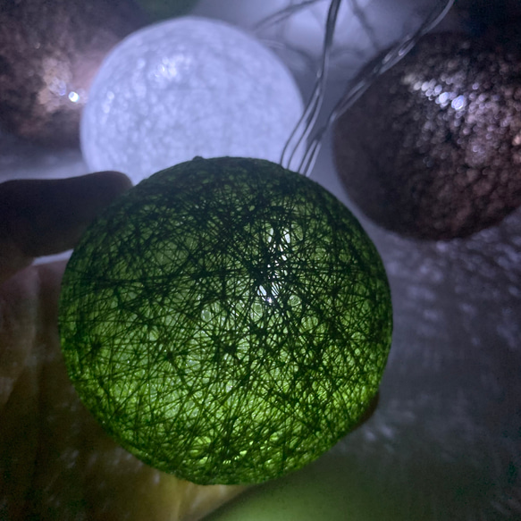 シンプルなアースカラーのライト(6球) 6枚目の画像