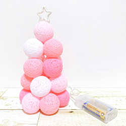 クリスマスツリーライト☆ピンク 6枚目の画像