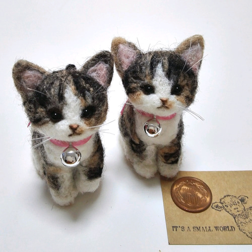 ◾受注制作・猫うちの子オーダー・羊毛フェルト猫（手のひら