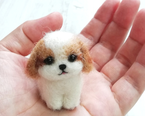 シーズー のお雛様のフレーム飾り】羊毛フェルト ひな祭り 雛