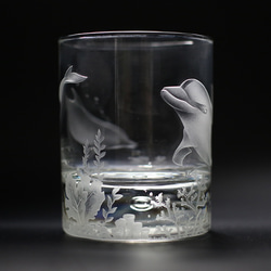ロックグラス　イルカ 5枚目の画像