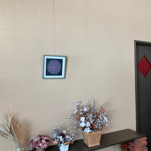 メディテーションアート 点描曼荼羅画 ヒーリング 瞑想 点描画 不安