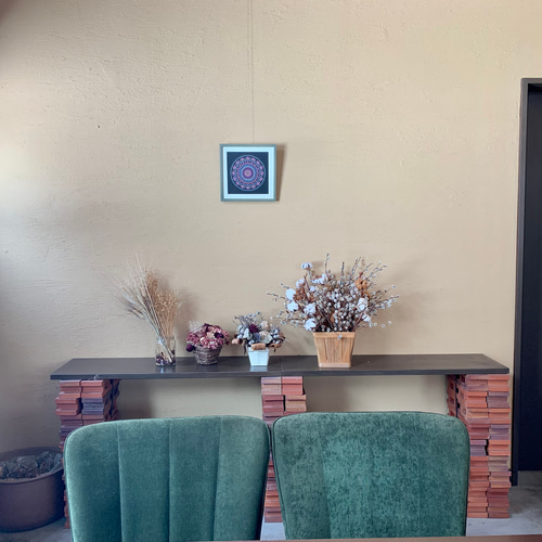 メディテーションアート 点描曼荼羅画 ヒーリング 瞑想 点描画 不安