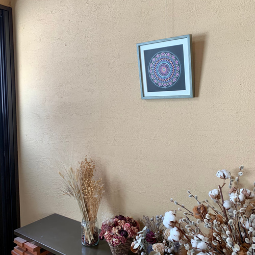 メディテーションアート 点描曼荼羅画 ヒーリング 瞑想 点描画 不安