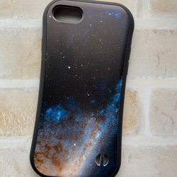 iPhone 耐衝撃 ハイブリッドケース 星雲 1枚目の画像