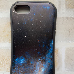 iPhone 耐衝撃 ハイブリッドケース 星雲 2枚目の画像