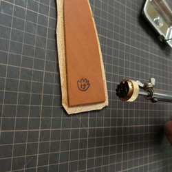 カスタムレザーシース　本革製ナイフカバー　ダミー対応 8枚目の画像