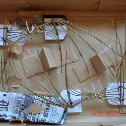 レオナルド・ダ・ヴィンチ　羽ばたき飛行機模型 10枚目の画像