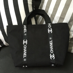 CHANEL ブラック トートバッグ リボン付き シャネルリボントートバッグ トートバッグ ch 通販 2521373