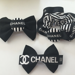 新品未使用★シャネル★2023AW限定★リボンシュシュ 2023年 秋冬 CHANEL シャネル ヘアアクセサリー シュシュ リボン