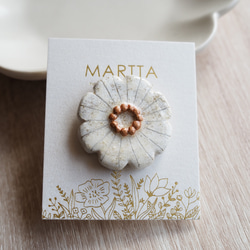 陶土✧青いハチワレ猫のポニーフック その他ヘアアクセサリー MARTTA