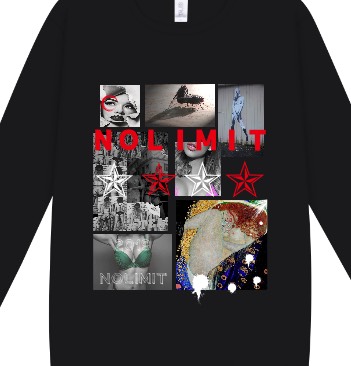 album　long　black　（アルバム　長袖Ｔシャツ　ブラック）