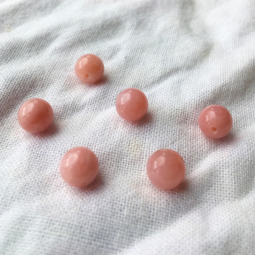 エレスチャル様高品質 ピンクオパールくまちゃん♡No.1604 39 pink opal AAA いちごミルク 1連 最上級 天然色 ピンク