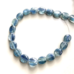 #95 Kyanite AA++ 3ペア　ケニア産　天然色カイヤナイト 10×8mm カヤナイト　オーバル 4枚目の画像