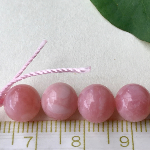 完売御礼 #39 pink opal AAA 最上級 ピンクオパール 8ミリ丸玉